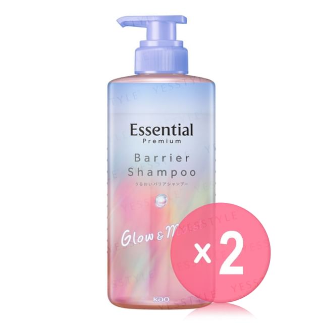 Kao-Essential Premium Barrier Shampoo Grow Moist 2pcs Bundle Set