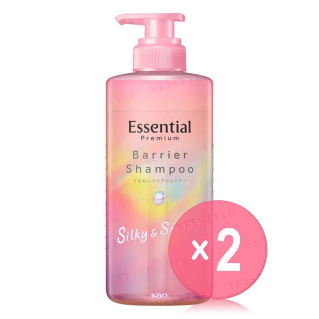 Kao-Essential Premium Barrier Shampoo Silky Smooth 2pcs Bundle Set