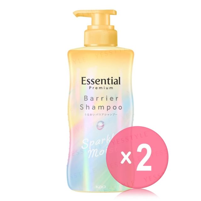 Kao-Essential Premium Barrier Sparkle Moist Shampoo 2pcs Bundle Set
