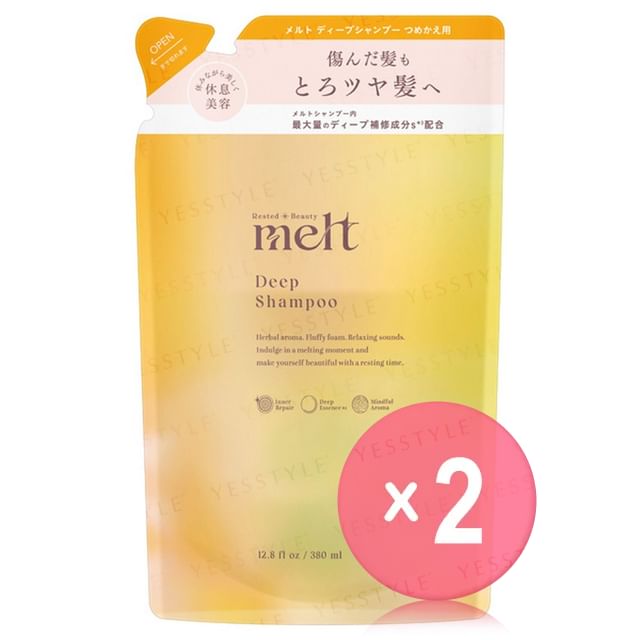Kao-Melt Deep Shampoo Refill 2pcs Bundle Set