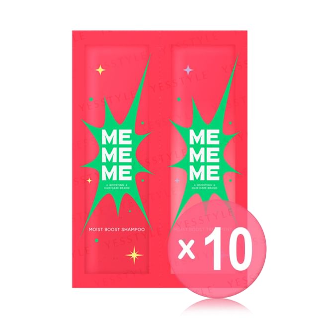Kao-MEMEME Moist Boost Shampoo Treatment Trial Set 10pcs Bundle Set