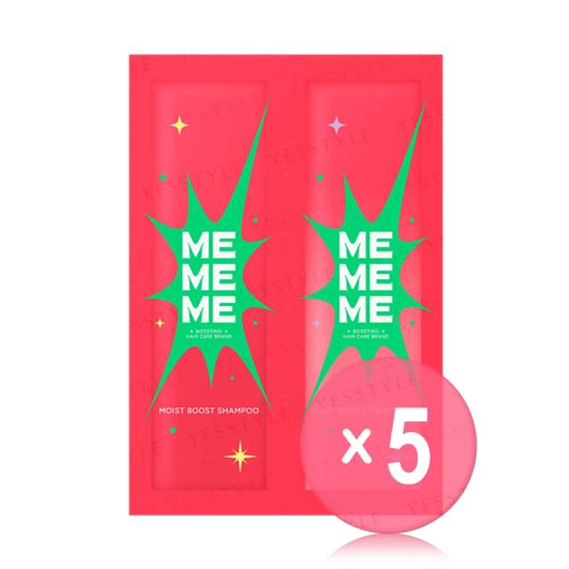 Kao-MEMEME Moist Boost Shampoo Treatment Trial Set 5pcs Bundle Set