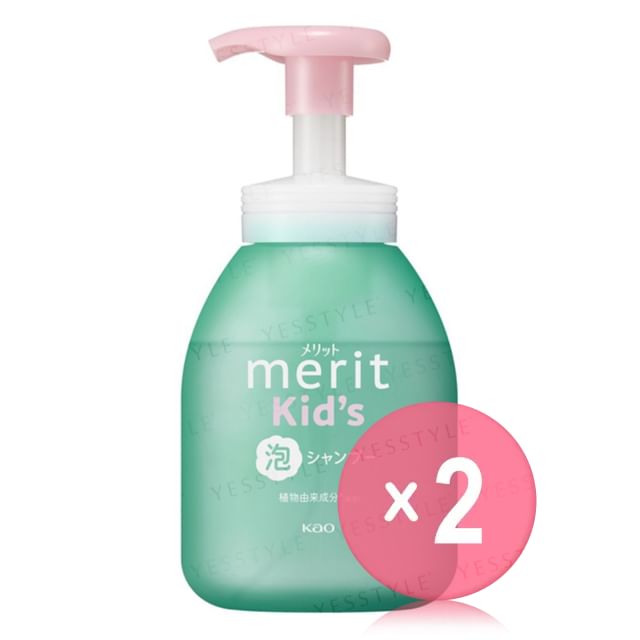 Kao-Merit Kids Foaming Shampoo 2pcs Bundle Set