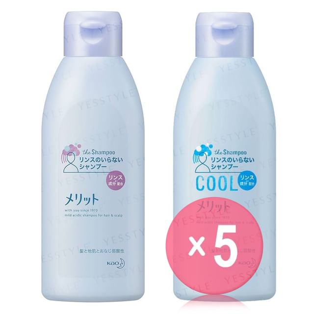 Kao-Merit The Shampoo 5pcs Bundle Set