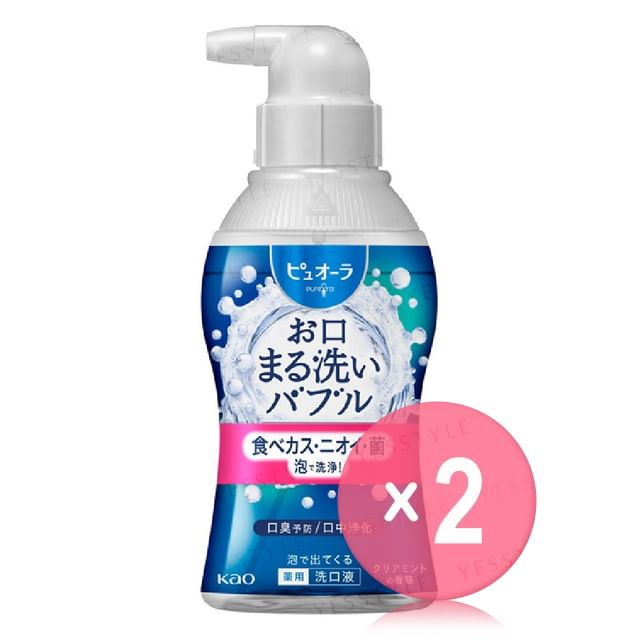 Kao-PureOra Foaming Mouthwash 2pcs Bundle Set