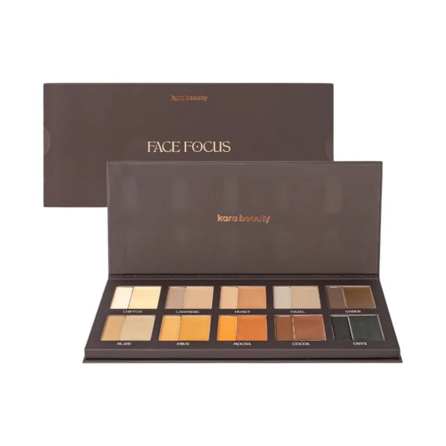 Kara Beauty-Face Focus Complete Canvas Palette-19 G