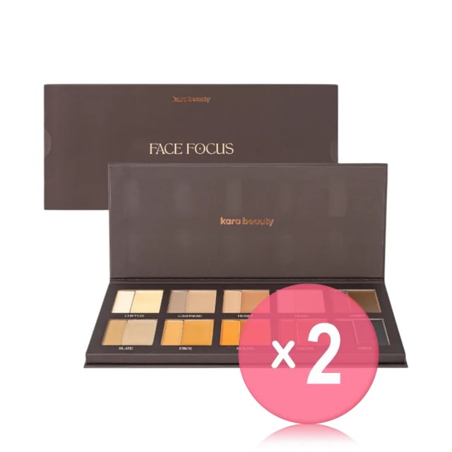 Kara Beauty-Face Focus Complete Canvas Palette 2pcs Bundle Set