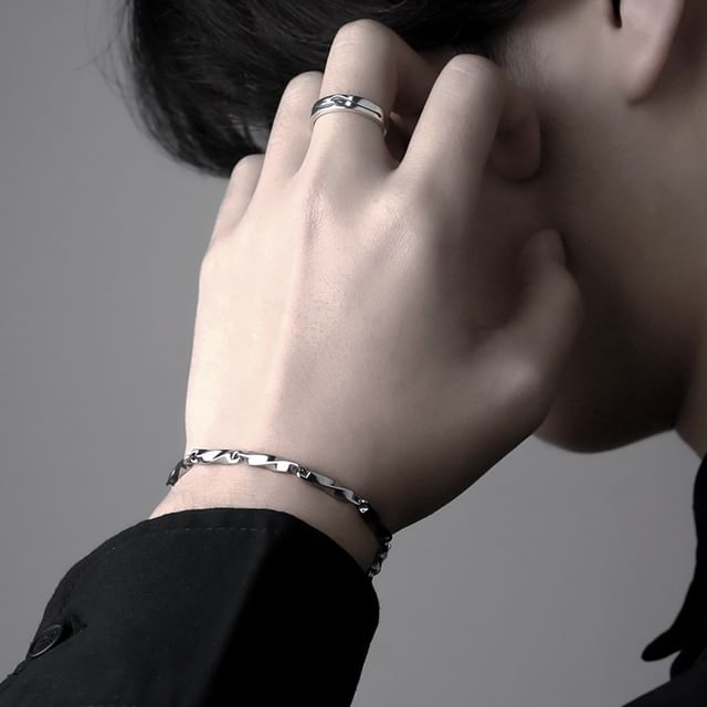 Karina Moon-Silver Tone Chain Bracelet Various Designs