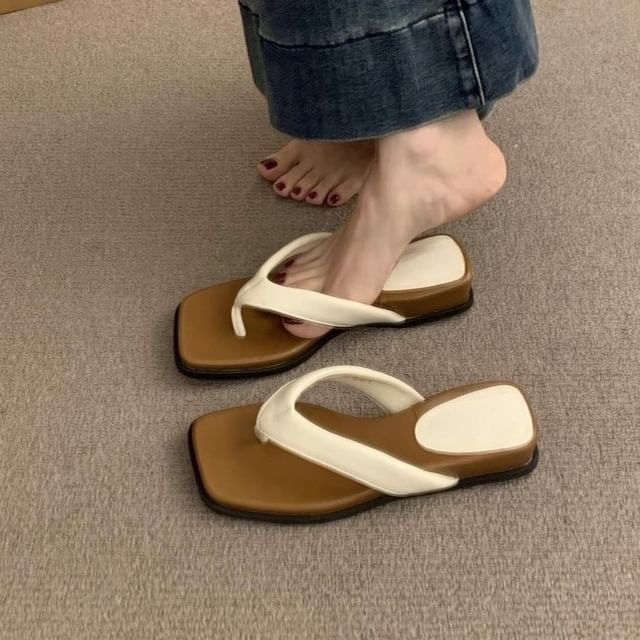 Karlao-Platform Thong Slide Sandals