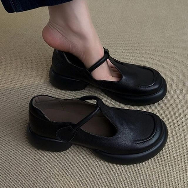 Karlao-T Strap Mary Jane Flats