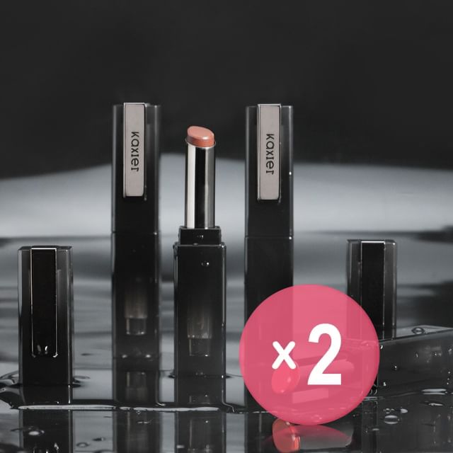 Kaxier-Seductive Prism Glossy Lipstick - 6 Colors 2pcs Bundle Set