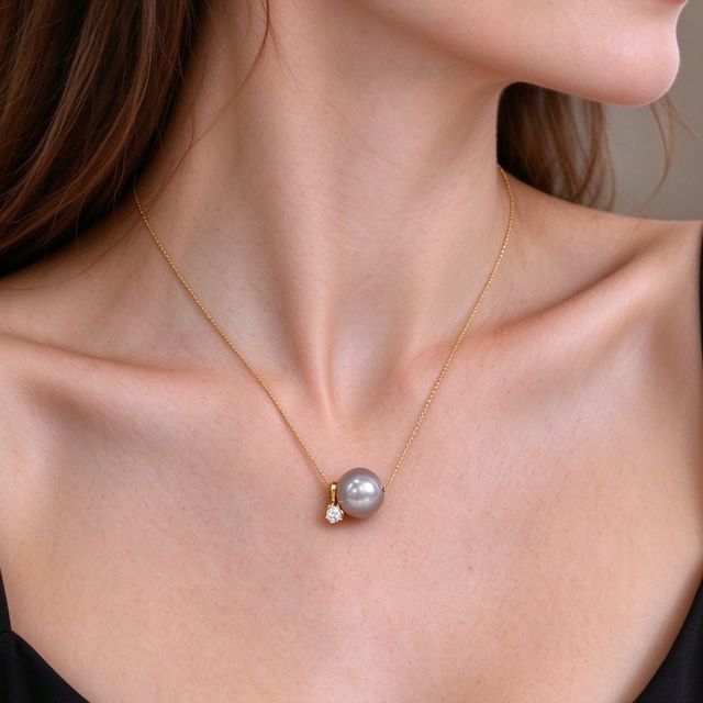 Kayochs-Beaded CZ Necklace