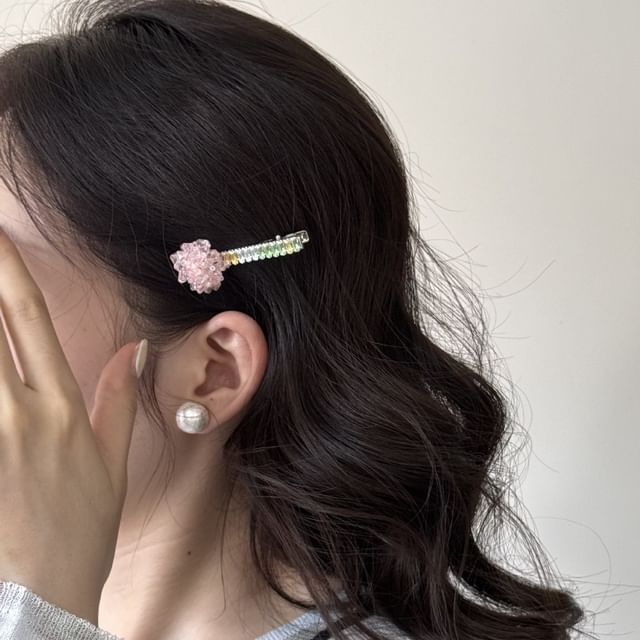 Kayochs-Beaded Hair Clip
