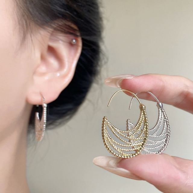 Kayochs-Layered Open Hoop Earring