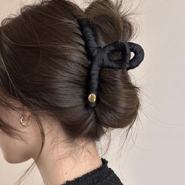 Kayochs-Plain Fabric Hair Claw