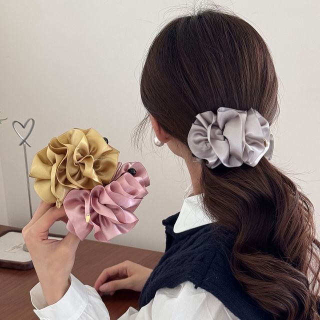 Kayochs-Plain Hair Scrunchie