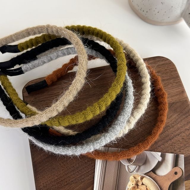 Kayochs-Plain Knit Headband