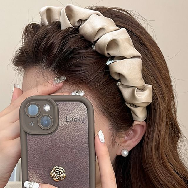 Kayochs-Puffed Fabric Headband