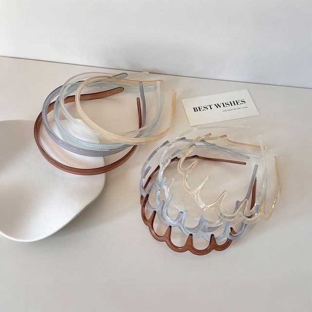 Kayochs-Translucent Acetate Headband Various Designs