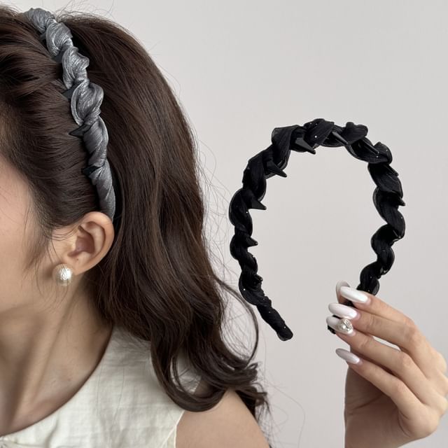Kayochs-Wavy Mesh Headband