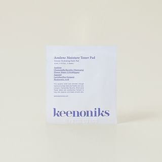 keenoniks-Azulene Moisture Toner Pad Pouch