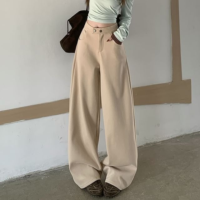 Kenning-High Rise Baggy Pants