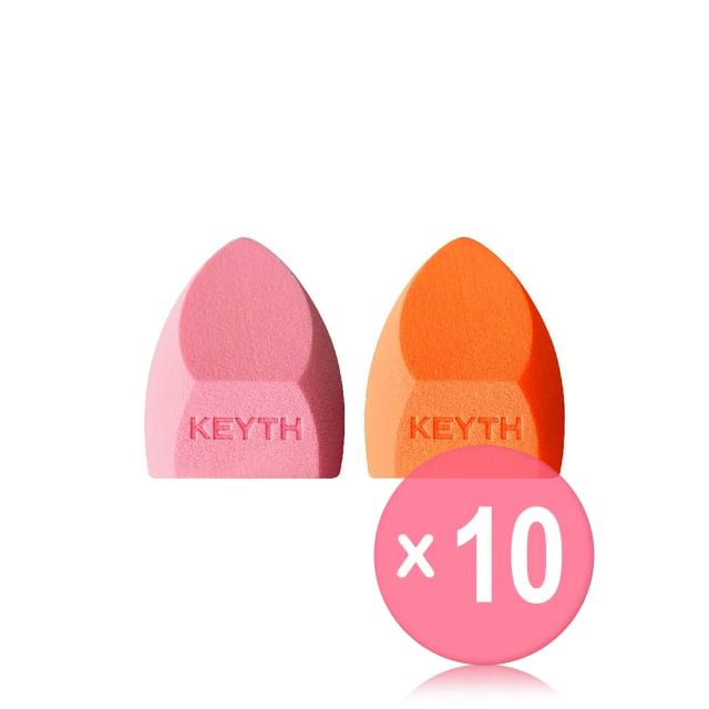 KEYTH-Beauty Sponge - 2 Colors 10pcs Bundle Set