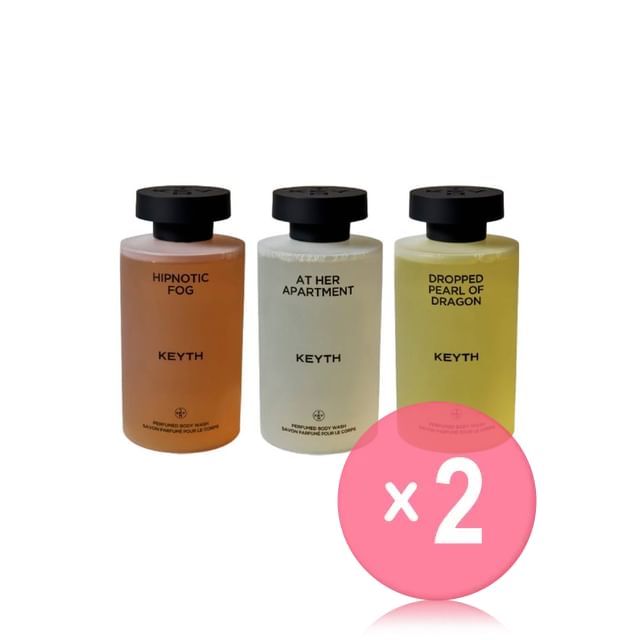 KEYTH-Body Wash - 3 Types 2pcs Bundle Set