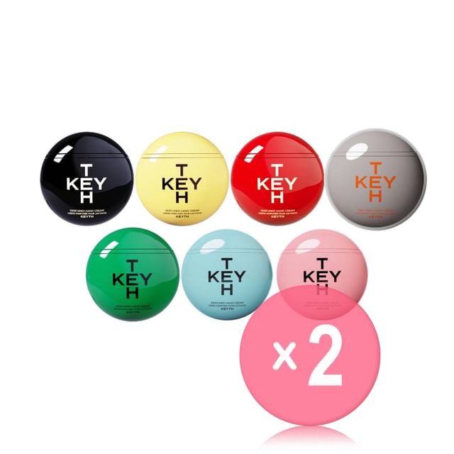 KEYTH-Perfumed Hand Cream - 7 Types 2pcs Bundle Set