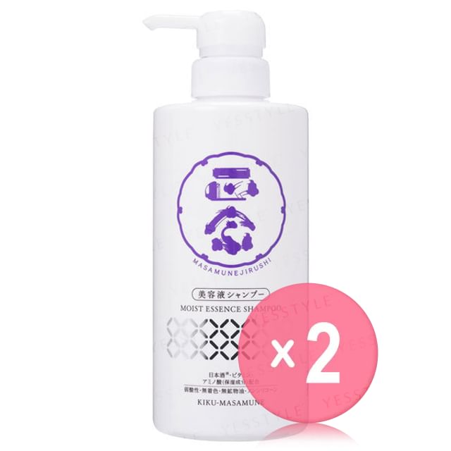 Kiku-Masamune Sake Brewing-Moist Essence Shampoo 2pcs Bundle Set