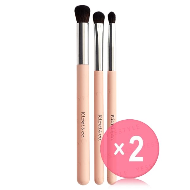 Kirei-co-Eyeshadow Point Makeup Brush Set 2pcs Bundle Set