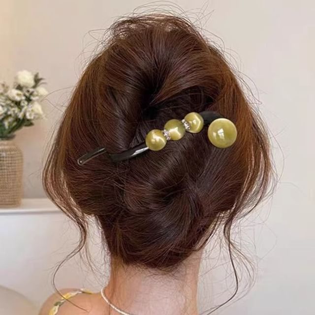 Kiren-Beaded Hair Bun Maker