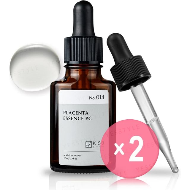 Kisocare-100 Pure Placenta Extract Serum 2pcs Bundle Set