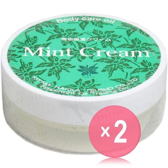 Kitami Hakka-Mint Cream Horse Oil Moisturizing Cream 2pcs Bundle Set