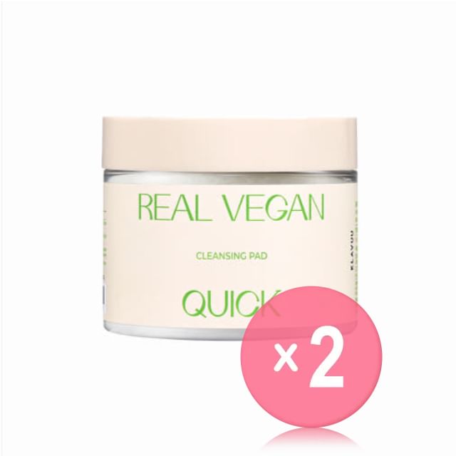 KLAVUU-Real Vegan Quick Cleansing Pad 2pcs Bundle Set