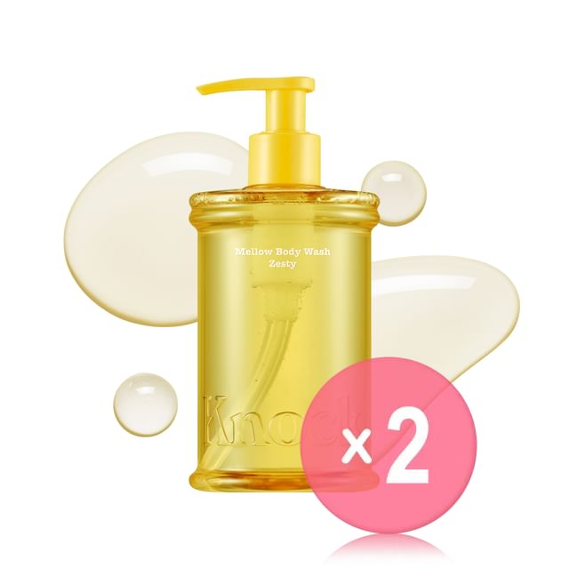Knock-Mellow Body Wash Zesty 2pcs Bundle Set
