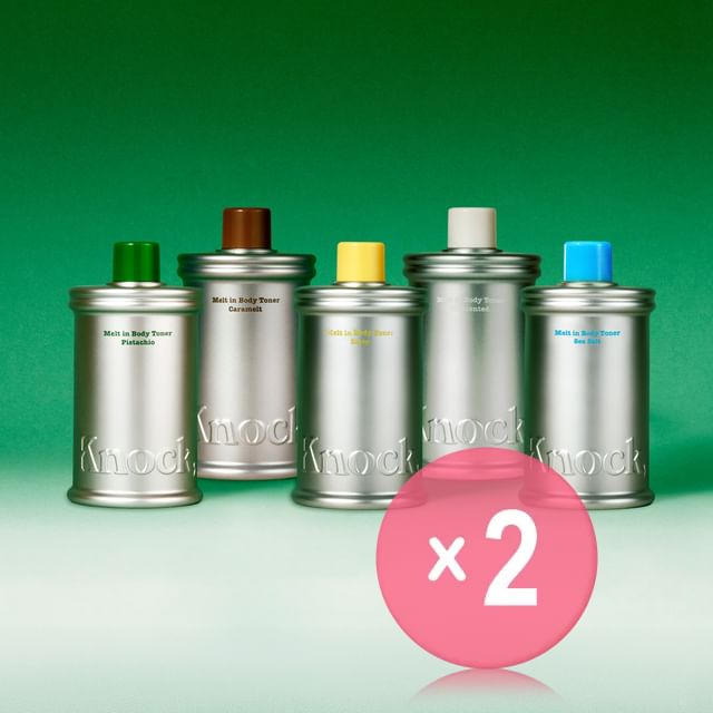 Knock-Conjunto de 2 Unidades de Tônico Corporal Melt in Body Toner - 5 Tipos
