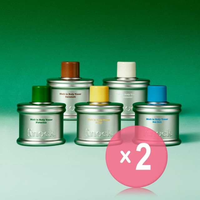 Knock-Conjunto de 2 Unidades de Mini Tônico Corporal Melt in Body Toner - 5 Tipos