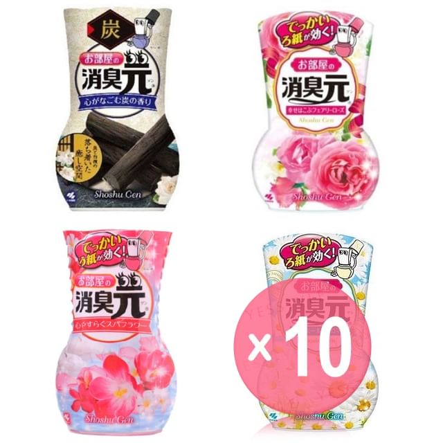 Kobayashi-Shoshu Gen Room Deodorizer 10pcs Bundle Set