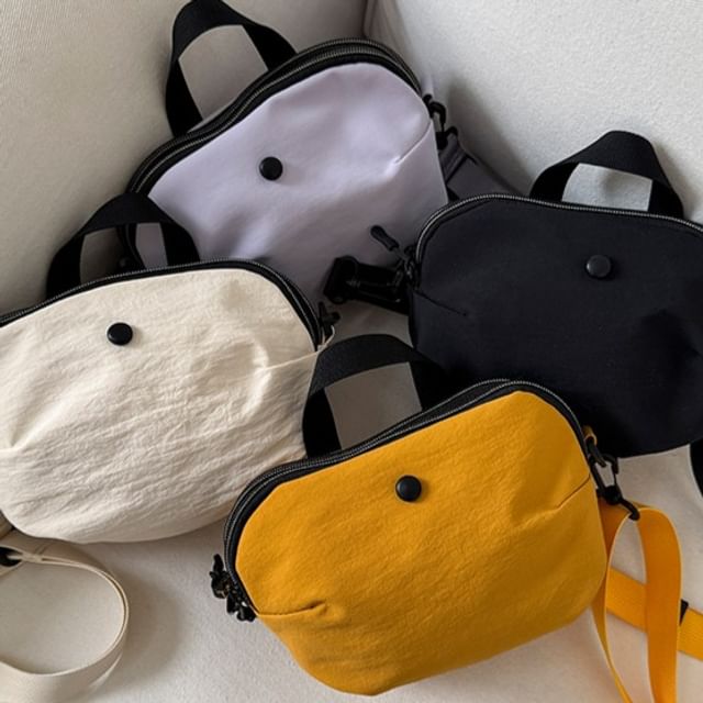 KOCORE-Canvas Plain Crossbody Bag