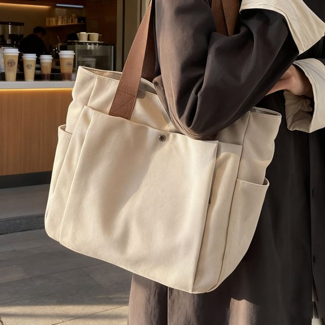 KOCORE-Canvas Plain Tote Bag