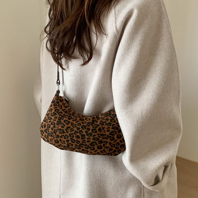 KOCORE-Faux Leather Hobo Bag