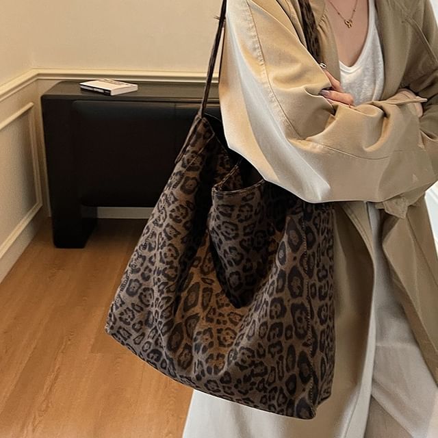 KOCORE-Faux Suede Tote Bag