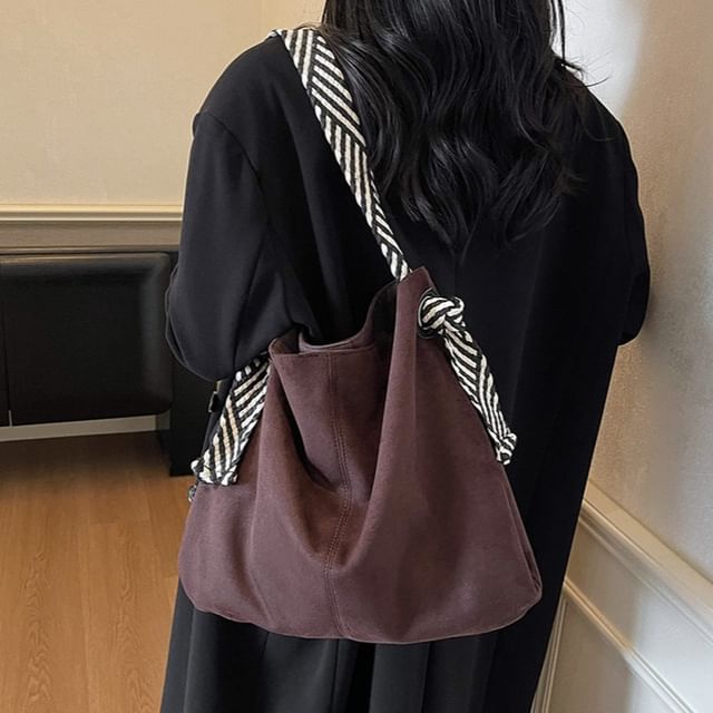 KOCORE-Faux Suede Tote Bag