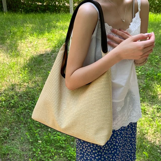 KOCORE-Straw Tote Bag
