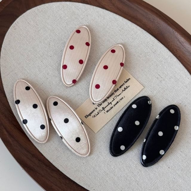 Koi Kawaii-Dotted Hair Clip