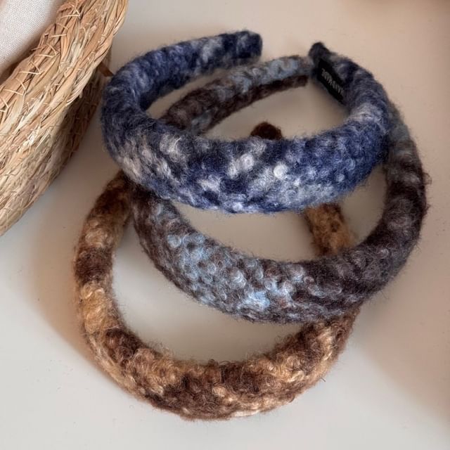 Koi Kawaii-Melange Yarn Facewash Headband