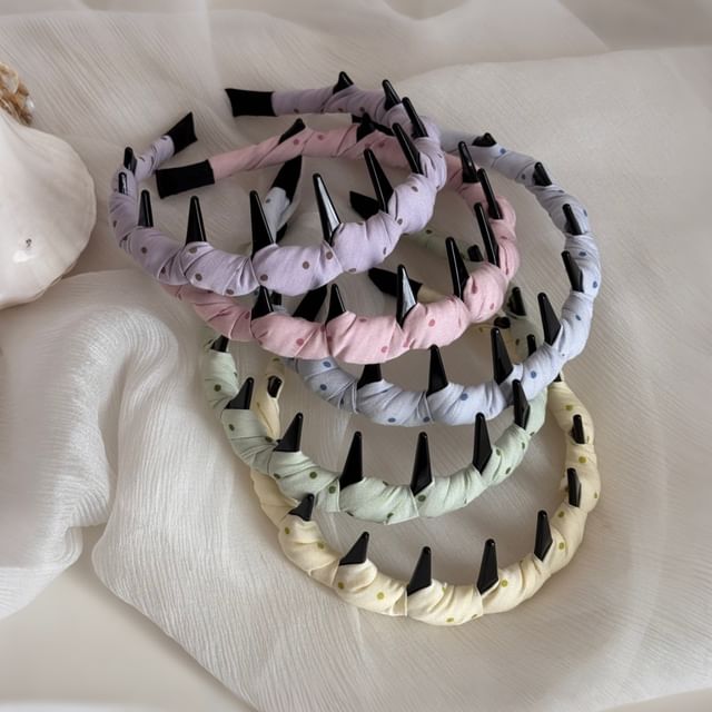 Koi Kawaii-Micro Dot Twisted Headband