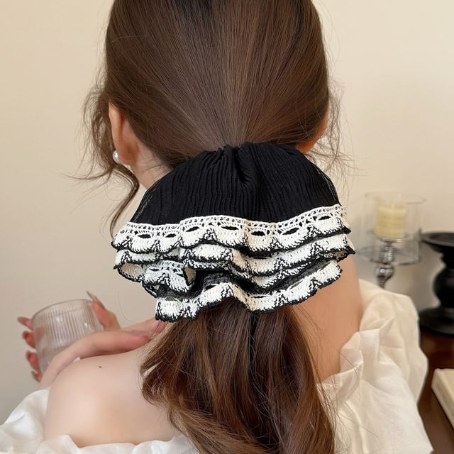 Koi Kawaii-Panel Tiered Scrunchie