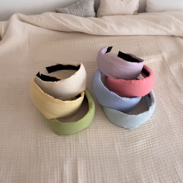 Koi Kawaii-Plain Padded Wide Headband